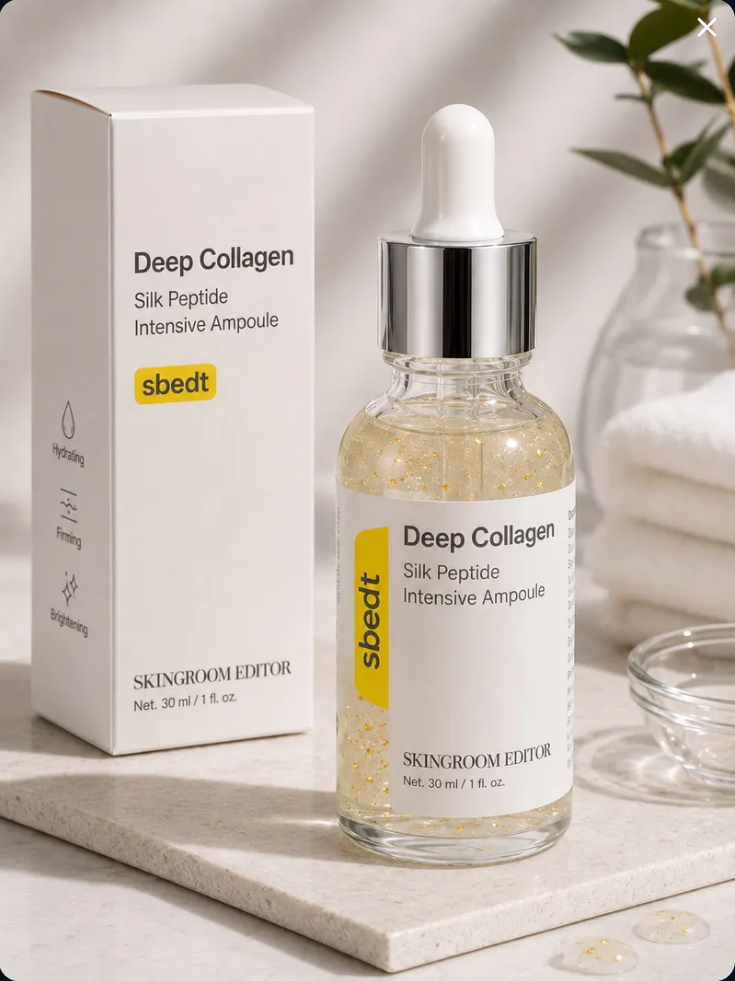 Ampolla Facial de Péptidos de Seda y Colágeno Profundo 30ml